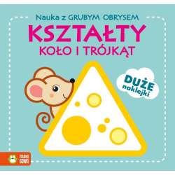 Nauka z grubym obrysem. Kształty. Koło i trójkąt (9788382403381) - 1