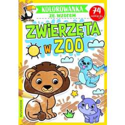 Kolorowanka ze wzorem. Zwierzeta w ZOO (9788382490015)