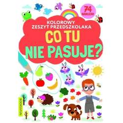 Kolorowy zeszyt przedszkolaka. Co tu nie pasuje (9788382490169)