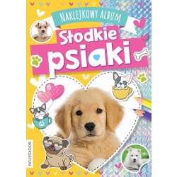 Naklejkowy album Słodkie psiaki (9788382492453)