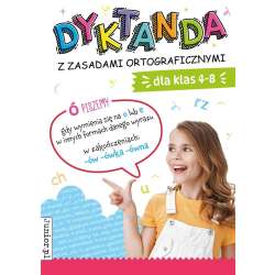 Dyktanda z zasadami ortograficznymi dla klas 4-8