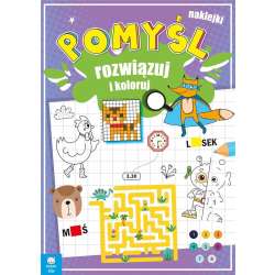 Pomyśl rozwiązuj i koloruj (9788382496246) - 1