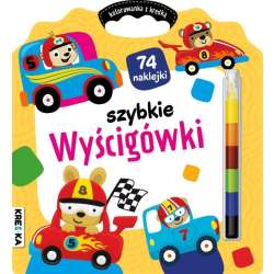 Kolorowanka z kredką. Szybkie wyścigówki (9788382496451) - 1