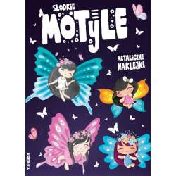 Kolorowanka z naklejkami - Słodkie motyle