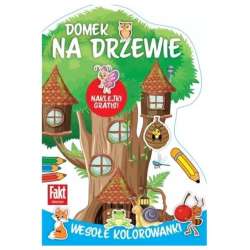 Wesołe kolorowanki. Domek na drzewie