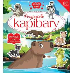 Naklejki iskierki z brokatem. Przyjaciele kapibary - 1