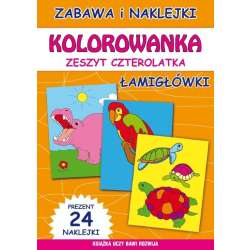 Kolorowanka. Zeszyt czterolatka. Łamigłówki