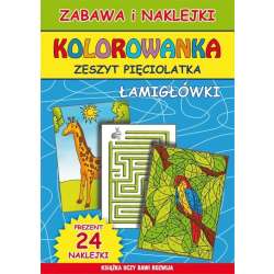 Kolorowanka. Zeszyt pięciolatka. Łamigłówki