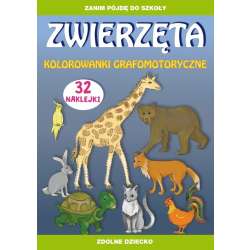 Zwierzęta. Kolorowanki grafomotoryczne