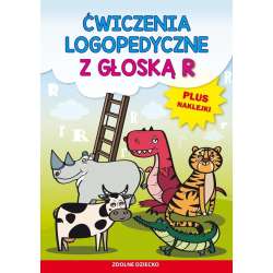 Ćwiczenia logopedyczne z głoską R. Plus naklejki