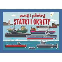 Poznaj i pokoloruj. Statki i okręty
