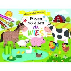Koloruj według numerów. Wesoła wyprawa na wieś