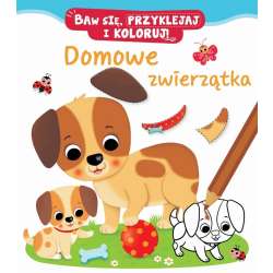 Baw się, przyklejaj i koloruj! Domowe zwierzątka - 1