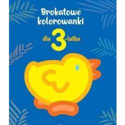 Brokatowe kolorowanki dla 3-latka