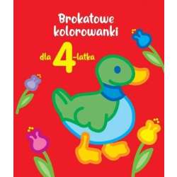 Brokatowe kolorowanki dla 4-latka