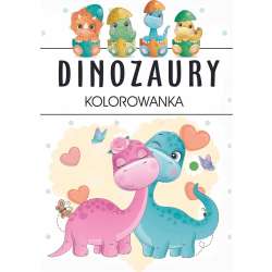 Dinozaury - kolorowanka - 1