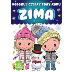 Koloruj cztery pory roku. Zima - 1