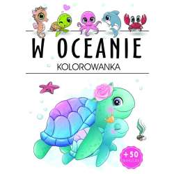 W oceanie - kolorowanka - 1