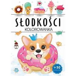 Słodkości kolorowanka - 1