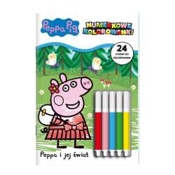 Peppa Pig Numerkowe kolorowanki cz.2 Peppa i jej.. - 1