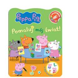 Peppa Pig. Kolorowanki Naklejanki Pomaluj mój..