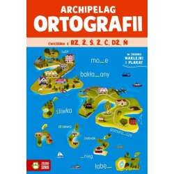 Książka Archipelag ortografii. Ćwiczenia z rz, ż Zielona Sowa (9788382990454)