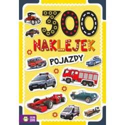 Książeczka 300 naklejek w2. Pojazdy (9788382991581)