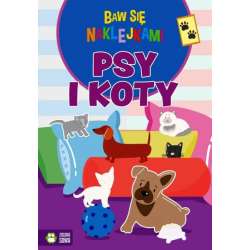 Książeczka Baw się naklejkami. Psy i koty NW (9788382991789) - 1