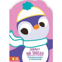 Zimowe kolorowanie. Zabawy na śniegu - 1