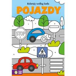 Koloruję według kodu. Pojazdy