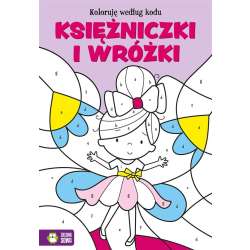 Koloruję według kodu. Księżniczki i wróżki - 1