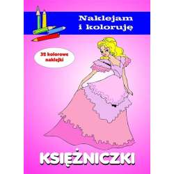 Księżniczki. Naklejam i koloruję