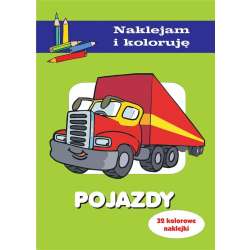 Pojazdy. Naklejam i koloruję