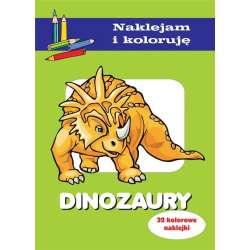 Dinozaury. Naklejam i koloruję - 1