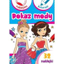 Pokaz mody. Naklejam i koloruję - 1