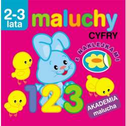 Akademia malucha. Maluchy. Cyfry z naklejkami - 1