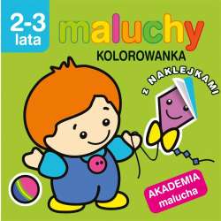 Akademia malucha. Maluchy.Kolorowanka z naklejkami - 1