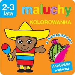 Akademia malucha. Maluchy.Kolorowanka z naklejkami - 1