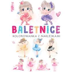 Kolorowanka z naklejkami. Baletnice - 1