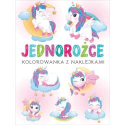 Kolorowanka z naklejkami. Jednorożce - 1