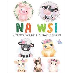 Kolorowanka z naklejkami. Na wsi