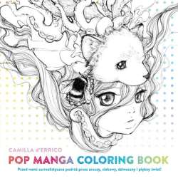 Książeczka Pop manga Coloring book (9788383182391) - 1