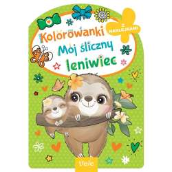 Mój śliczny leniwiec. Kolorowanka z wykrojnikiem