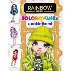 Rainbow High. Kolorowanka z naklejkami