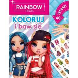 Rainbow High. Koloruj i baw się. 40 tatuaży - 1