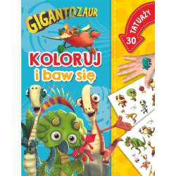 Gigantozaur. Koloruj i baw się. 30 tatuaży - 1