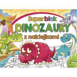 Superblok z naklejkami Dinozaury