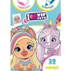 I love my VIP Pets. Naklejam i koloruję - 1