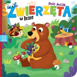 Duże puzzle. Zwierzęta w lesie