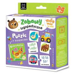Mały miś to lubi! Zabawy logopedyczne. Puzzle